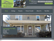 Tablet Screenshot of generalpropertymanagement.com